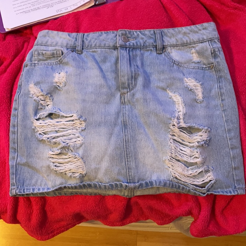 Denim skirt